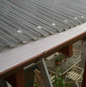 Gumleaf Gutter Protection on a Flat Plastic Roof